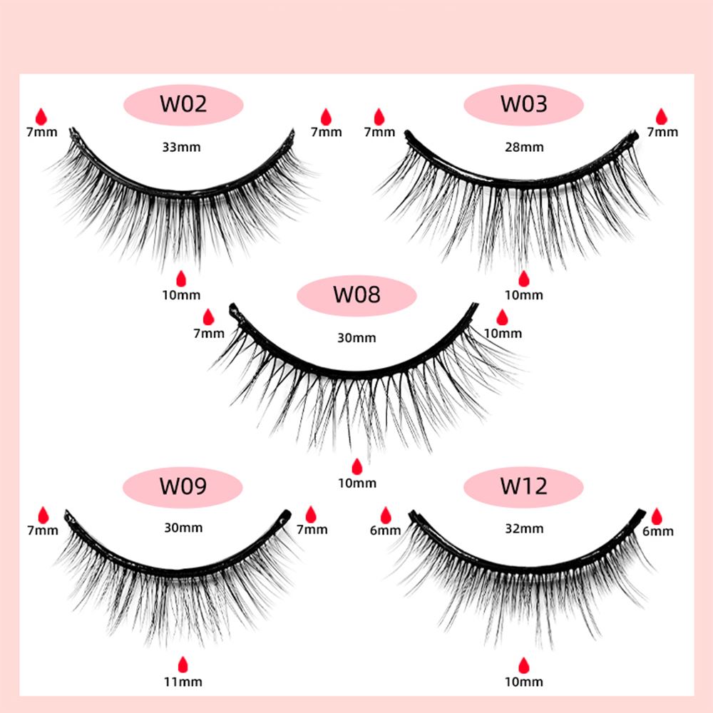 Reusable Self-Adhesive Eyelashes(3pcs)