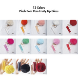 13 Colors Plush Pom Pom Fruity Lip Gloss