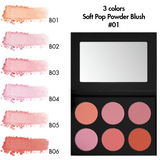 3 Colors Soft Pop Powder Blush