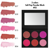 3 Colors Soft Pop Powder Blush