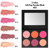 3 Colors Soft Pop Powder Blush