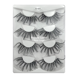 4 Pairs Thick 5D False Eyelashes