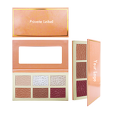 6 Colors Highlight and Blush Palette Private Label & Wholesale Blush Highlight