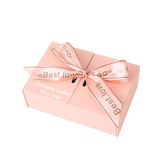 High quality gift box bundled with pink ribbon