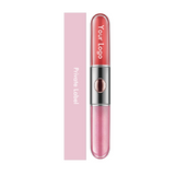 4 Colors 2 in 1 Dual Ended Liquid Matte Lip Gloss Lip Oil