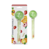 Fruit flavor lollipop 2 in 1 magic color changing lip oil & lip balm