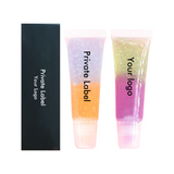 Double Colors Fruit Squeeze Tube Lip Glosses / Light Lip Gloss