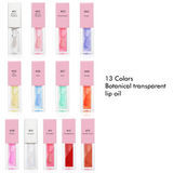 13 Colors Botanical transparent  lip oil