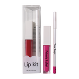 21 colors liquid lipstick & lip liner set with transparent box