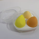 4 colors love box makeup sponge