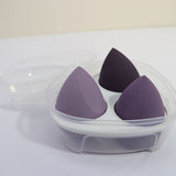 4 colors love box makeup sponge