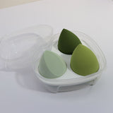 4 colors love box makeup sponge