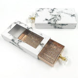 Rectangular pull-out eyelashes box