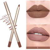 15 colors gold tube lip liner