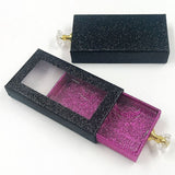 Rectangular pull-out eyelashes box