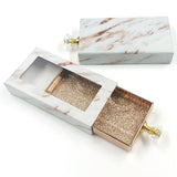 Rectangular pull-out eyelashes box