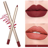 15 colors gold tube lip liner