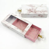 Rectangular pull-out eyelashes box