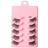 5 pairs of thick, curly and soft false eyelashes