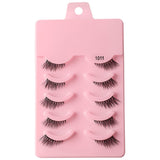 5 pairs of thick, curly and soft false eyelashes