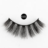 1 pair of 3D imitation mink false eyelashes laser box