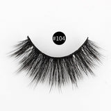 1 pair of 3D imitation mink false eyelashes laser box