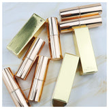 8 Color Matte Golden Round Tube Lipstick