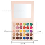 30 Colors Pink Eyeshadow Palette - MSmakeupoem.com