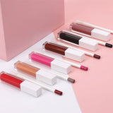 21 colors liquid lipstick & lip liner set with transparent box