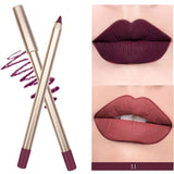 15 colors gold tube lip liner