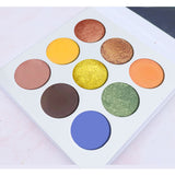 New white color nine-hole eyeshadow palette