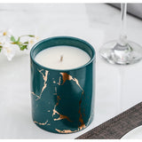 4 colors Marble gold ceramic scented candle