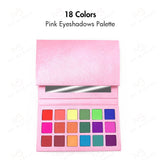 18 Colors Pink Eyeshadows Palette - MSmakeupoem.com