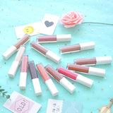 52 colors white square tube moisturizing lip gloss（#1-#26）