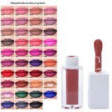 39 Color White Square Cover Matte Liquid Lipstick #1-23