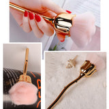 Rose Makeup Brush Large Loose Powder Brush