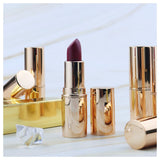 8 Color Matte Golden Round Tube Lipstick