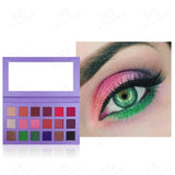 18 Colors Purple Eyeshadow Palette - MSmakeupoem.com