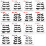 4 Pairs Thick 5D False Eyelashes