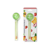 Fruit flavor lollipop 2 in 1 magic color changing lip oil & lip balm