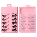 5 pairs of thick, curly and soft false eyelashes