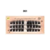 Segmented single-cluster false eyelashes naturally thick