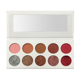 10 Colors White Eyeshadow Palette - MSmakeupoem.com