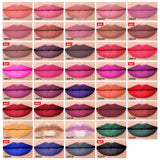 39 colors No-stick matte White business card liquid lipstick(#31-39)