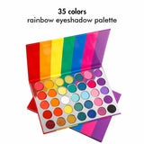 35 Colors Rainbow Eyeshadow Palette - MSmakeupoem.com