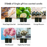 5 kinds of Single gift box scented candle