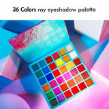 36 Colors Circle Ray Eyeshadow Palette / Matte Cosmetic Eye Shadow Base Customize - MSmakeupoem.com