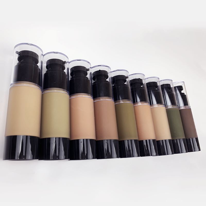 9 Colors Black Round Tube Foundation