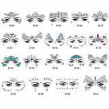 41 Kinds of Acrylic Diamond Stickers for Face