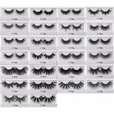 26 Kinds of False Eyelashes 1 Pair Set with Eyelash Tweezers/eyelash Brush - MSmakeupoem.com